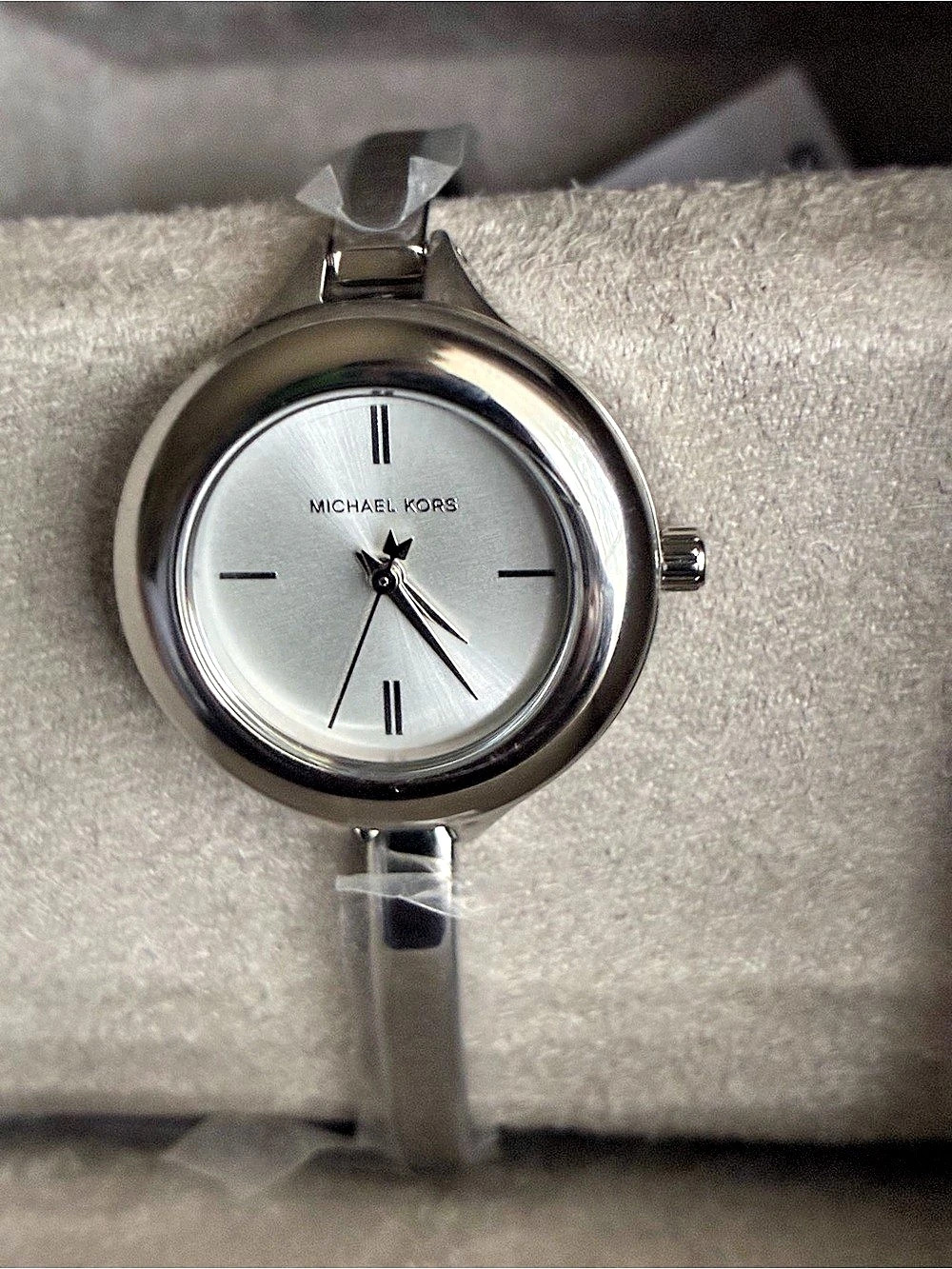 Michael Kors Izzy Silver-Tone Stainless Steel Watch Silver